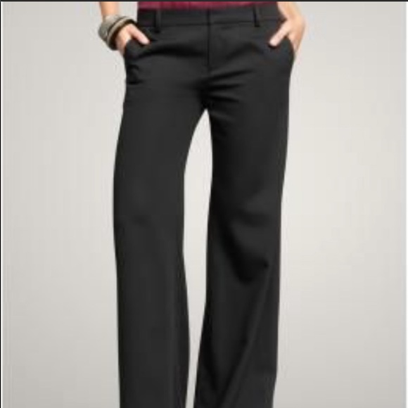 gap black trousers